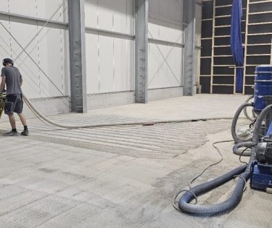 Betonfräsen - Abtrag 3 mm Oberschicht von Betonboden - Köln