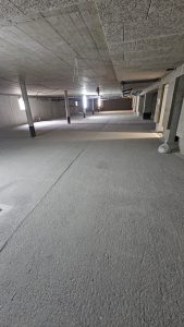 Wuppertal Tiefgarage – kugelgestrahlte Betonfläche mit homogener Rauheit