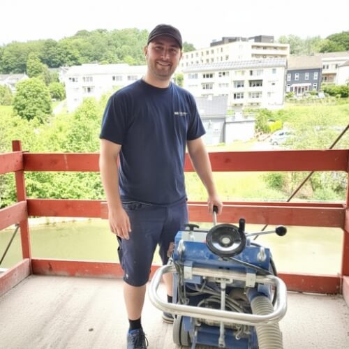 Professionelle Kugelstrahlen Kugelstrahlen von Beton