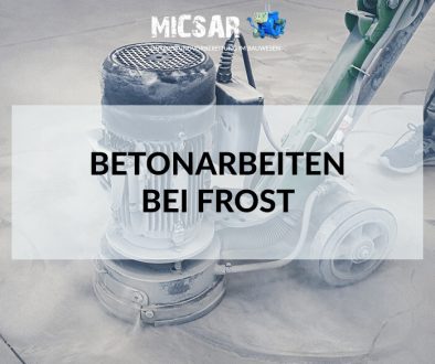 Betonarbeiten Frost