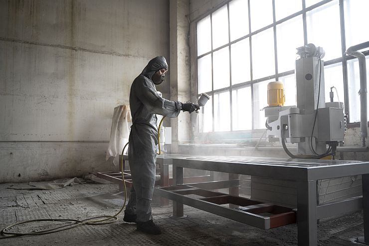 Effektiver Korrosionsschutz bei Stahl – Methoden wie Antikorrosionsfarben, Zinkbeschichtungen, Imprägnierungen und Pulverbeschichtungen zum Schutz von Stahloberflächen vor Rost.
